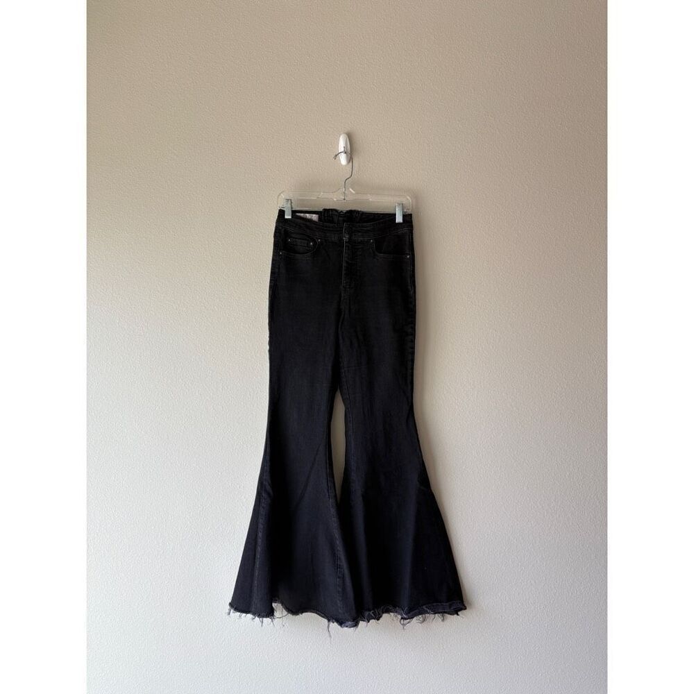We the free free people high rise flare tie back flare‎ jeans
